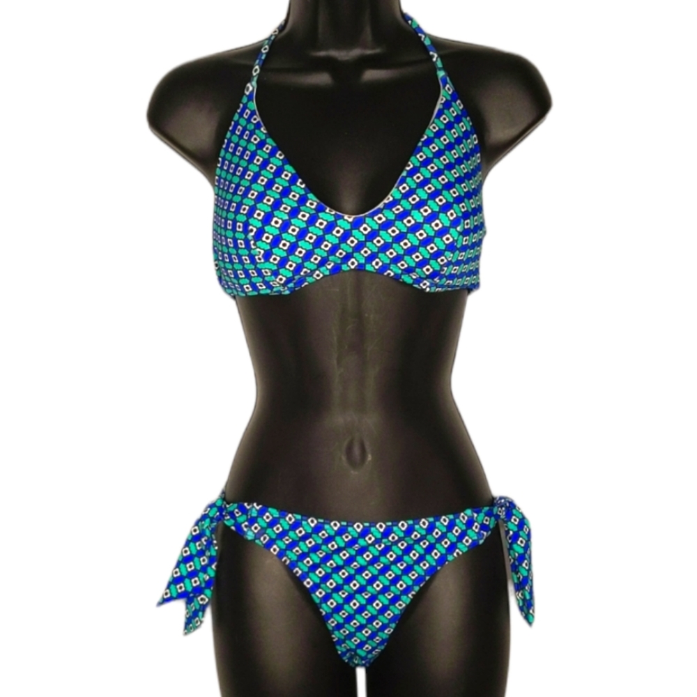 ECHO NEW YORK Tie Bikini Set ~NWT